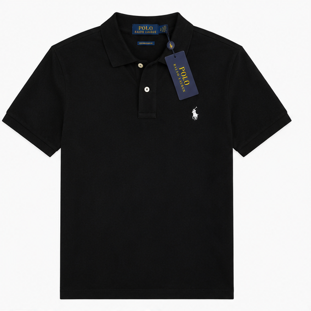 Black RL Classic Polo Shirt