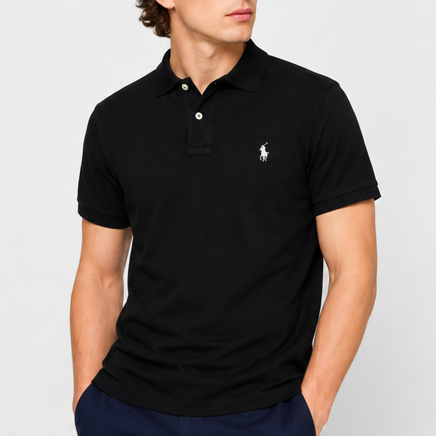 Black RL Classic Polo Shirt