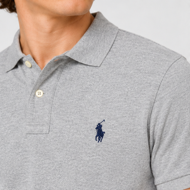 Gray RL Classic Polo Shirt