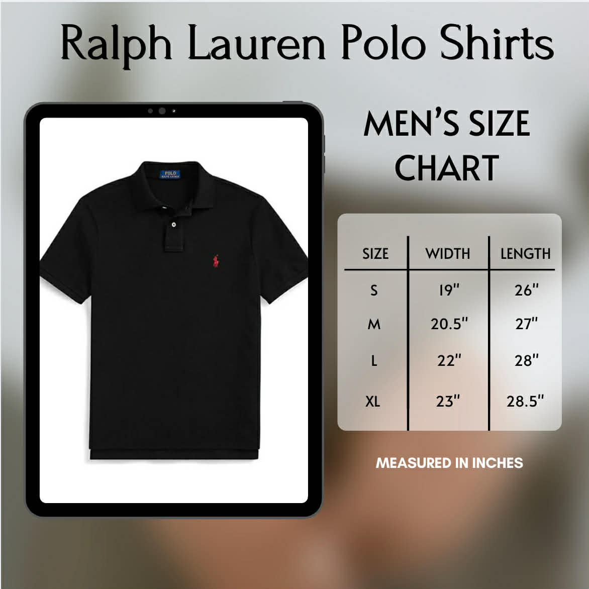 Gray RL Classic Polo Shirt