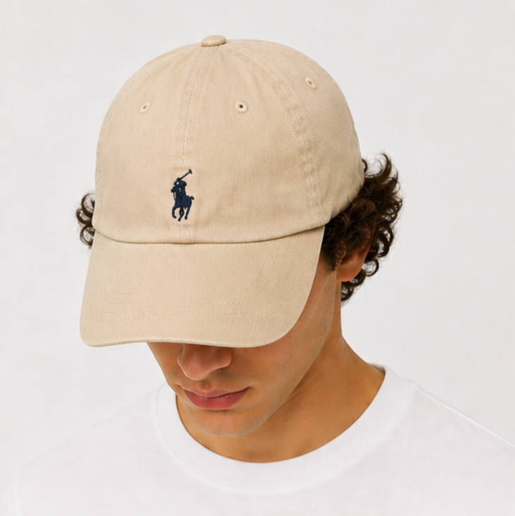 Beige RL Classic Cap