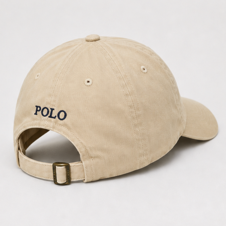 Beige RL Classic Cap