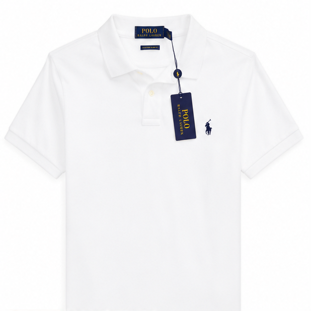 White RL Classic Polo Shirt